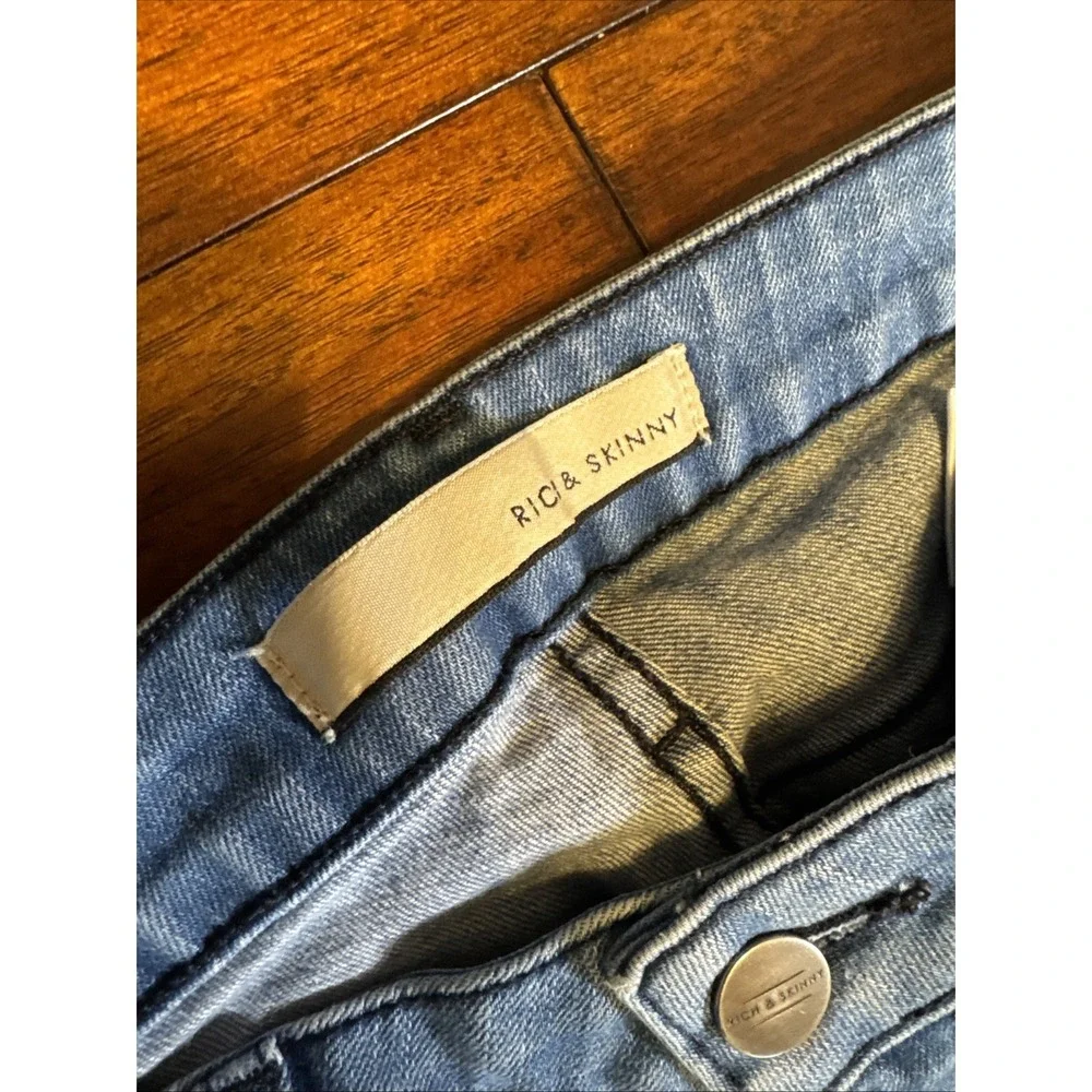 Rich & Skinny Womens Size‎ 25 Light Wash Skinny Jeans Stretch USA Made